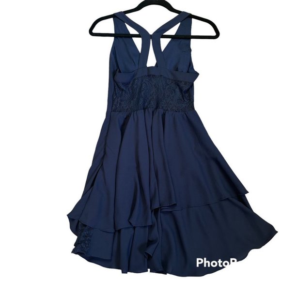 BCBGeneration Navy Blue Dress Size 0 - Picture 4 of 8